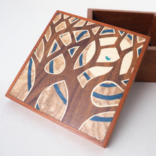 Load image into Gallery viewer, Golden Hour Wooden Trinket Box