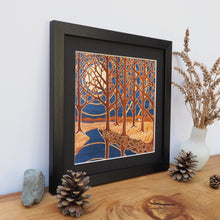 Load image into Gallery viewer, 'Moonlit River Reflections' Framed Giclee Print