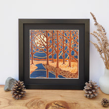Load image into Gallery viewer, 'Moonlit River Reflections' Framed Giclee Print