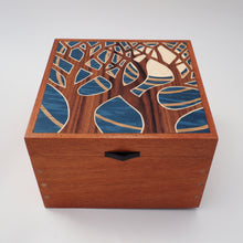 Load image into Gallery viewer, Moonlit Trees Small Wooden Jewellery Box