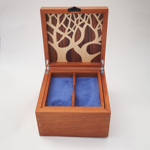 Load image into Gallery viewer, Moonlit Trees Small Wooden Jewellery Box