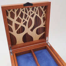 Load image into Gallery viewer, Moonlit Trees Small Wooden Jewellery Box