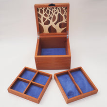 Load image into Gallery viewer, Moonlit Trees Small Wooden Jewellery Box