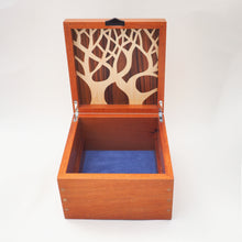 Load image into Gallery viewer, Moonlit Trees Small Wooden Jewellery Box