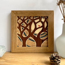 Load image into Gallery viewer, Miniature Golden Hour Marquetry Wall Art