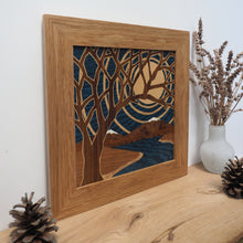 Load image into Gallery viewer, 'Mountain Escape' Original Marquetry Wall Hanging