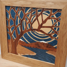 Load image into Gallery viewer, 'Mountain Escape' Original Marquetry Wall Hanging