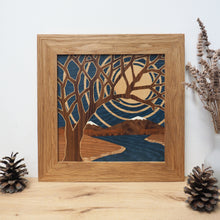 Load image into Gallery viewer, 'Mountain Escape' Original Marquetry Wall Hanging