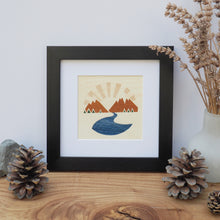 Load image into Gallery viewer, Framed Mountain River Giclee Print