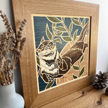 Load image into Gallery viewer, Otter Marquetry Wall Hanging