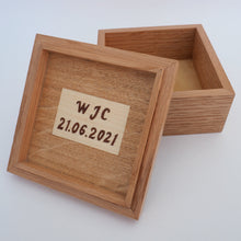 Load image into Gallery viewer, Little Bird in Tree (Light) Wooden Trinket Box