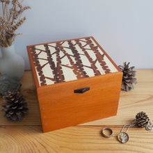 Load image into Gallery viewer, Silver Birch Jewellery Box