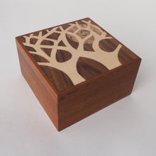 Load image into Gallery viewer, Spring Blossoms Wooden Trinket Box