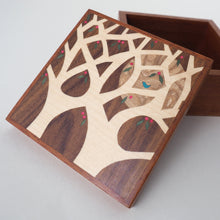Load image into Gallery viewer, Spring Blossoms Wooden Trinket Box