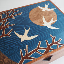 Load image into Gallery viewer, Swallows Large Jewellery Box