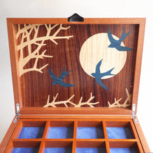 Load image into Gallery viewer, Swallows Large Jewellery Box