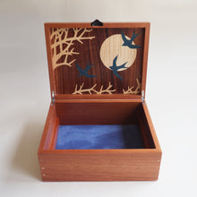 Load image into Gallery viewer, Swallows Large Jewellery Box