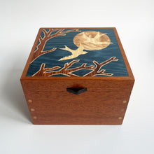 Load image into Gallery viewer, Swallows Wooden Jewellery Box