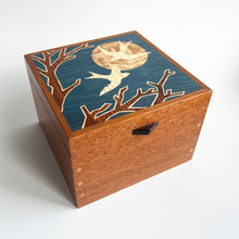 Load image into Gallery viewer, Swallows Wooden Jewellery Box