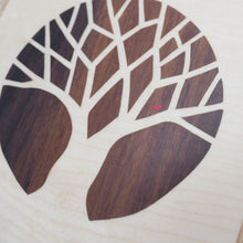 Load image into Gallery viewer, Little Bird in Tree (Light) Wooden Trinket Box