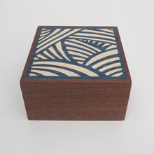 Load image into Gallery viewer, Japanese inspired Pattern Sapele Trinket Box