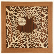 Load image into Gallery viewer, 'Moonbathing' Original Marquetry Wall hanging