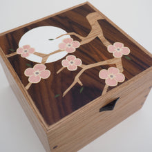 Load image into Gallery viewer, Cherry Blossom Small Wooden Jewellery Box