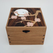 Load image into Gallery viewer, Cherry Blossom Small Wooden Jewellery Box