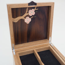 Load image into Gallery viewer, Cherry Blossom Small Wooden Jewellery Box