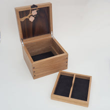 Load image into Gallery viewer, Cherry Blossom Small Wooden Jewellery Box