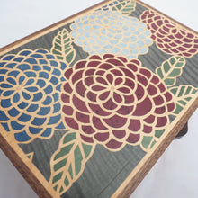 Load image into Gallery viewer, chrysanthemum marquetry large wooden jewellery box