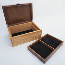 Load image into Gallery viewer, open wooden jewellery box