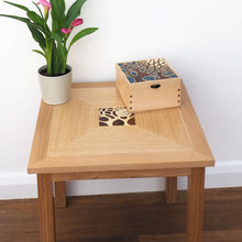 Load image into Gallery viewer, Tree and moon large oak coffee table