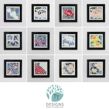 Load image into Gallery viewer, Floral Glass Coasters