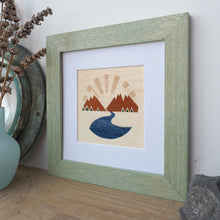 Load image into Gallery viewer, framed mountain river giclee print
