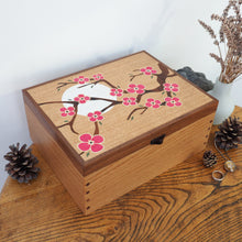 Load image into Gallery viewer, Bright Pink Cherry Blossom Large Jewellery Box