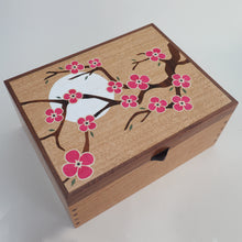 Load image into Gallery viewer, Bright Pink Cherry Blossom Large Jewellery Box