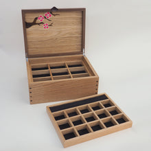 Load image into Gallery viewer, Bright Pink Cherry Blossom Large Jewellery Box