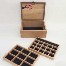 Load image into Gallery viewer, Bright Pink Cherry Blossom Large Jewellery Box