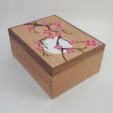 Load image into Gallery viewer, Bright Pink Cherry Blossom Large Jewellery Box
