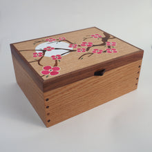 Load image into Gallery viewer, Bright Pink Cherry Blossom Large Jewellery Box