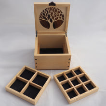 Load image into Gallery viewer, Little Bird in Tree Small Wooden Jewellery Box
