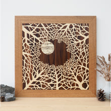 Load image into Gallery viewer, 'Moonbathing' Original Marquetry Wall hanging