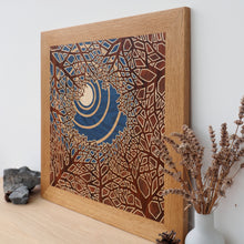 Load image into Gallery viewer, 'Moonlit Canopy' Original Marquetry Wall Hanging
