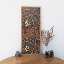 Load image into Gallery viewer, Moonlit Reflection Original Marquetry Wall Hanging