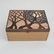 Load image into Gallery viewer, Moonlit Trees Large Wooden Jewellery Box