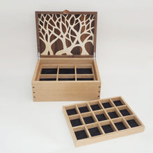 Load image into Gallery viewer, Moonlit Trees Large Wooden Jewellery Box