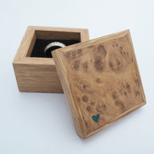 Load image into Gallery viewer, little turquoise heart ring box
