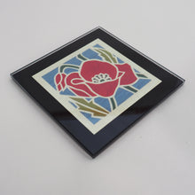 Load image into Gallery viewer, Floral Glass Coasters