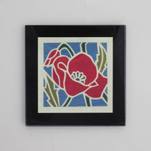 Load image into Gallery viewer, Floral Glass Coasters